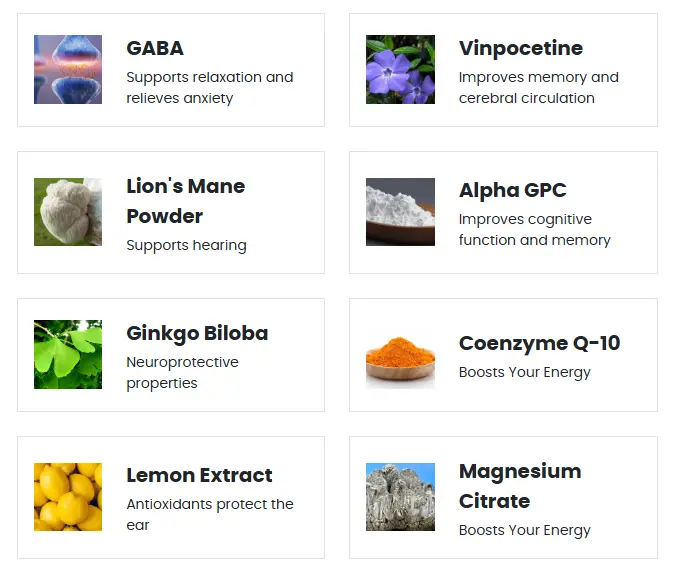Cerebrozen Ingredients